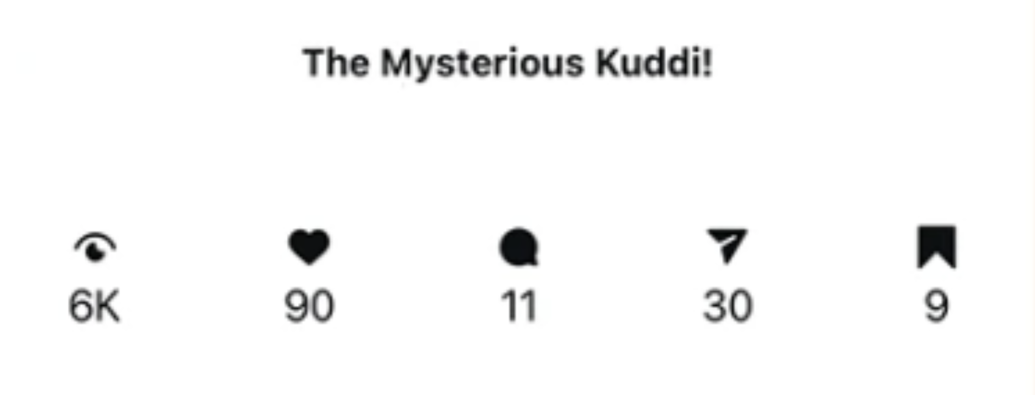 Mysterious Kuddi 6K