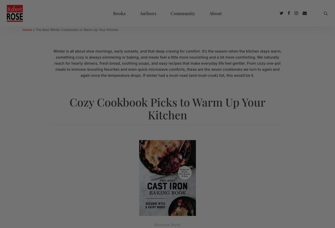 Blog: winter cookbooks