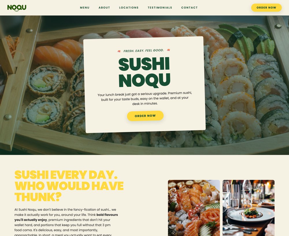SushiNoqu website copy